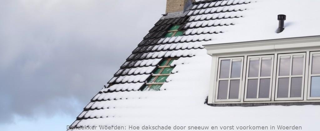 Hoe dakschade door sneeuw en vorst voorkomen in Woerden